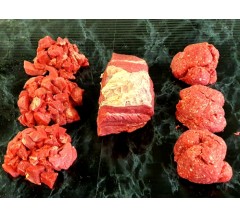 Scotch roast, mince and stew meat pack